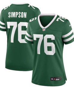 John Simpson New York Jets Nike Women's Game Jersey - Legacy Green