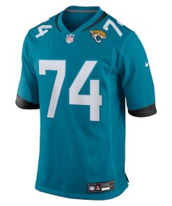 Alternative view of Fred Johnson Jacksonville Jaguars Nike Team Game Jersey -  Teal