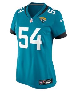 Alternative view of Jack Kiser Jacksonville Jaguars Nike Women's Team Game Jersey -  Teal