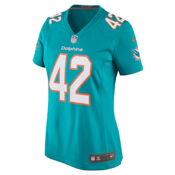 Clayton Fejedelem Miami Dolphins Nike Women's Game Jersey - Aqua - Image 2