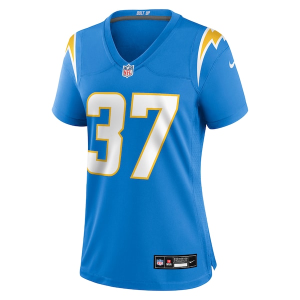 Jordan Oladokun Los Angeles Chargers Nike Women's Team Game Jersey - Powder Blue - Image 2