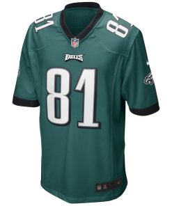 Alternative view of Terrell Owens Philadelphia Eagles Nike Game Retired Player Jersey - Midnight Green