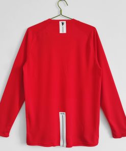Alternative view of Manchester United Long Sleeve 2007-08 Home Champions Vintage Jersey