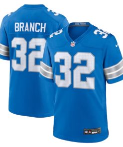 Brian Branch Detroit Lions Nike Game Jersey - Blue/Black