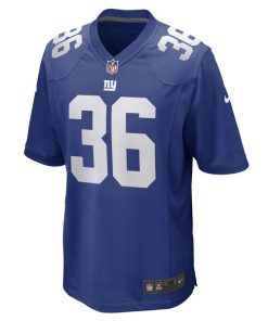 Alternative view of Tony Jefferson New York Giants Nike Game Player Jersey - Royal