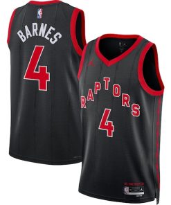 Scottie Barnes Toronto Raptors Jordan Brand Unisex Swingman Jersey - Statement Edition - Black