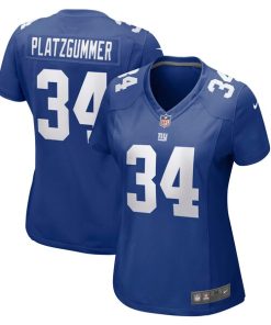 Sandro Platzgummer New York Giants Nike Women's Game Player Jersey - Royal