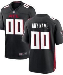 Atlanta Falcons Nike Custom Game Jersey - Black