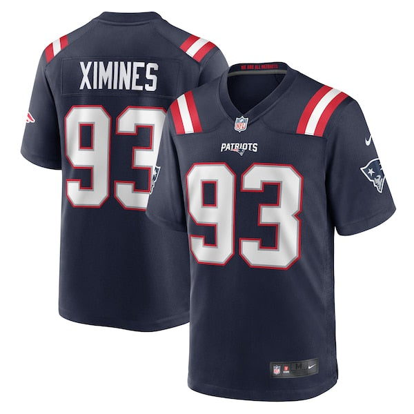 Oshane Ximines New England Patriots Nike Game Jersey - Navy - Image 2
