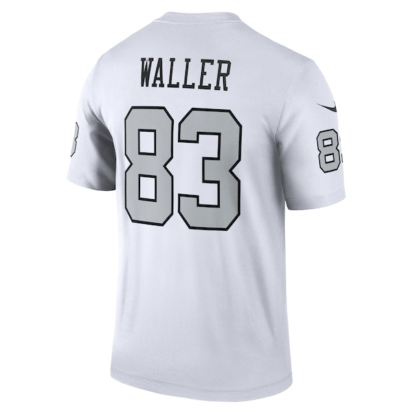 Darren Waller Las Vegas Raiders Nike Alternate Legend Jersey - White/Black - Image 4