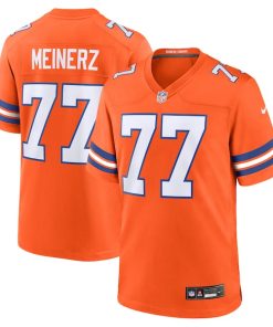 Quinn Meinerz Denver Broncos Nike Mile High Collection 1977 Throwback Player Game Jersey - Orange