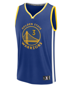 Alternative view of Will Richard Golden State Warriors  Fast Break Replica Jersey - Blue - Icon Edition