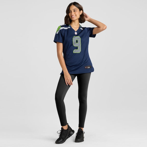 Kenneth Walker III Seattle Seahawks Nike Women's Team Game Jersey - College Navy/Neon Green - Image 6