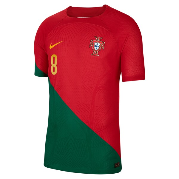 Bruno Fernandes Portugal National Team Nike 2022/23 Home Vapor Match Authentic Player Jersey - Red - Image 2