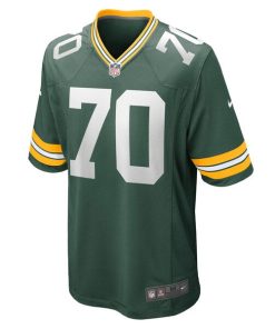 Alternative view of Royce Newman Green Bay Packers Nike Game Jersey - Green