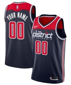 Washington Wizards Nike 2019/20 Custom Swingman Jersey Navy - Statement Edition
