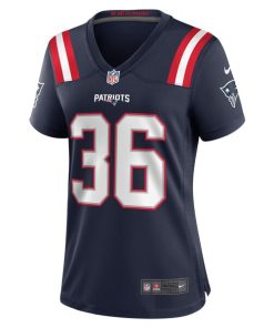 Alternative view of Kevin Harris New England Patriots Nike Women's Game Player Jersey - Navy