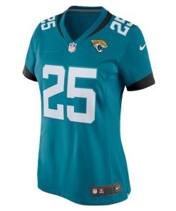 Alternative view of D'Ernest Johnson Jacksonville Jaguars Nike Women's Team Game Jersey -  Teal