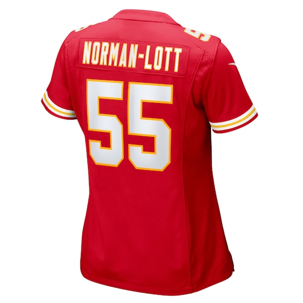 Omarr Norman-Lott Kansas City Chiefs Nike Women's Team Game Jersey - Red - Image 3