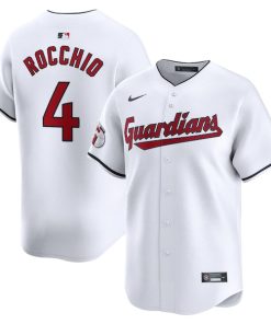 Brayan Rocchio Cleveland Guardians Nike Home Limited Player Jersey - White