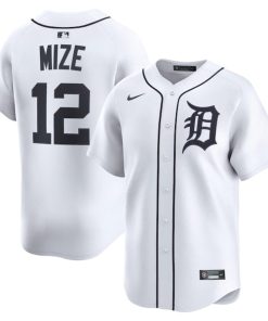 Casey Mize Detroit Tigers Nike Home Limited Player Jersey - White