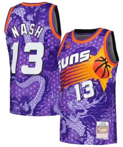 Steve Nash Phoenix Suns 1996/97 Hardwood Classics Asian Heritage 6.0 Swingman Throwback Player Jersey - Purple