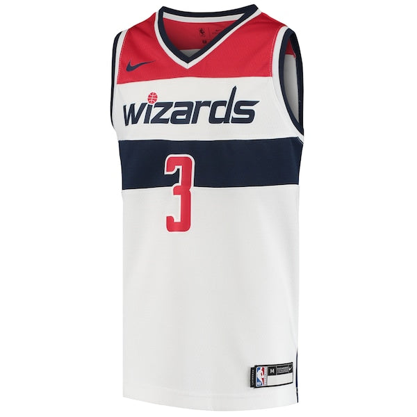 Bradley Beal Washington Wizards Nike Youth Swingman Jersey - Statement Edition - White - Image 2
