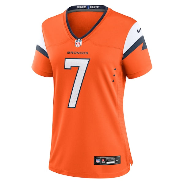 John Elway Denver Broncos Nike Women's Retired Player Game Jersey - Orange - Image 3