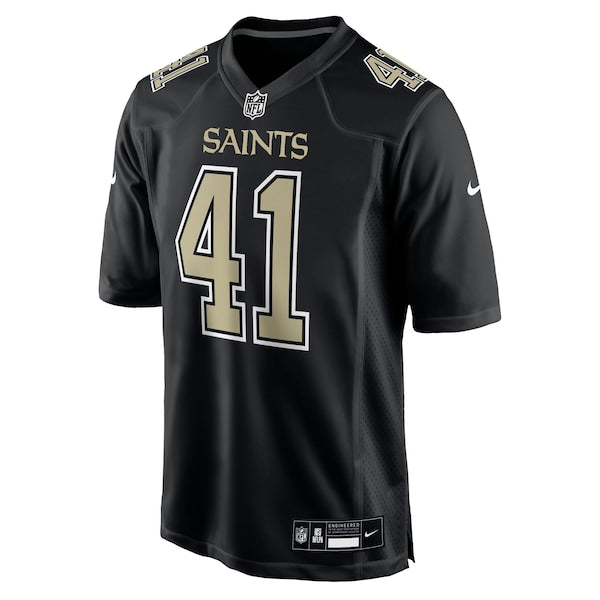 Alvin Kamara New Orleans Saints Nike Fashion Game Jersey - Carbon Black - Image 2
