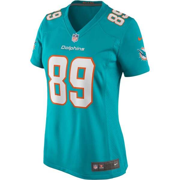 Nat Moore Miami Dolphins Nike Women's Game Retired Player Jersey - Aqua - Image 3