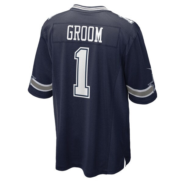 Number 1 Groom Dallas Cowboys Nike Game Jersey - Navy - Image 3