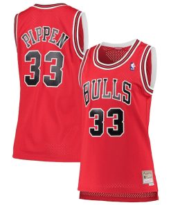Scottie Pippen Chicago Bulls Women's 1997/98 Hardwood Classics Swingman Jersey - Red