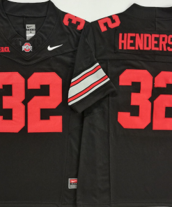 TreVeyon Henderson NCAA Ohio State Buckeyes Nike Vapor Limited Jersey