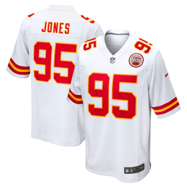 Chris Jones Kansas City Chiefs Nike Game Jersey - White/Red