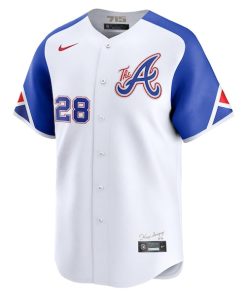 Alternative view of Matt Olson Atlanta Braves Nike City Connect Limited Player Jersey - White