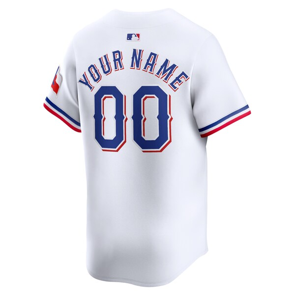 Texas Rangers Nike Youth Home Limited Custom Jersey - White - Image 3