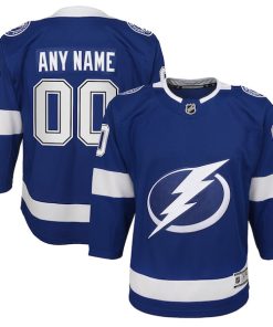 Tampa Bay Lightning Youth Home Custom Premier Jersey - Blue
