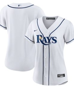Tampa Bay Rays Nike Women's Home Replica Team Jersey - White