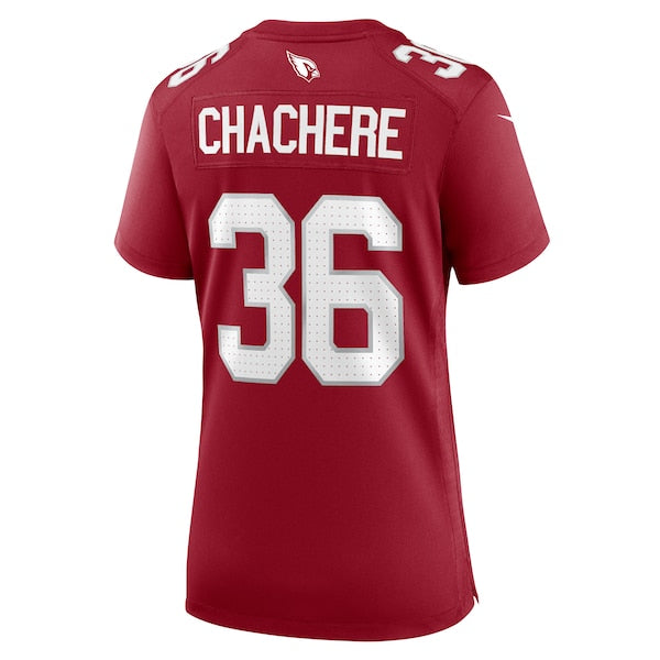 Andre Chachere Arizona Cardinals Nike Women's Team Game Jersey - Cardinal - Image 3