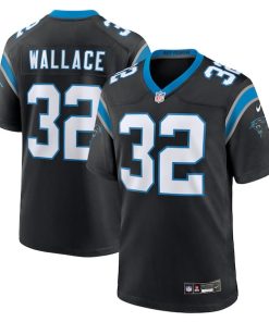 Trevin Wallace Carolina Panthers Nike Team Game Jersey -  Black