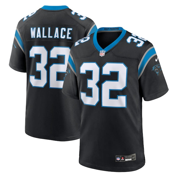 Trevin Wallace Carolina Panthers Nike Team Game Jersey - Black