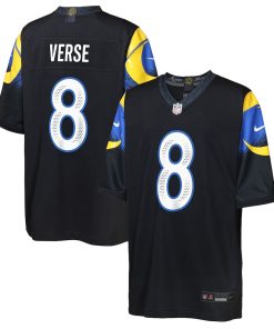 Jared Verse Los Angeles Rams Nike Youth 2025 RIVALRIES Vapor Limited Jersey - Navy