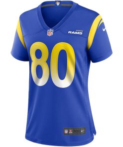 Alternative view of Isaac Bruce Los Angeles Rams Nike Women's Game Retired Player Jersey - Royal