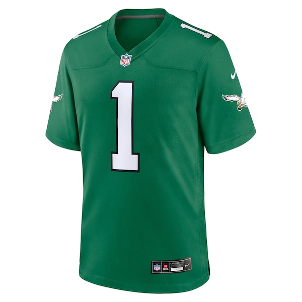Jalen Hurts Philadelphia Eagles Nike Alternate Game Player Jersey - Kelly Green/Green - Image 3