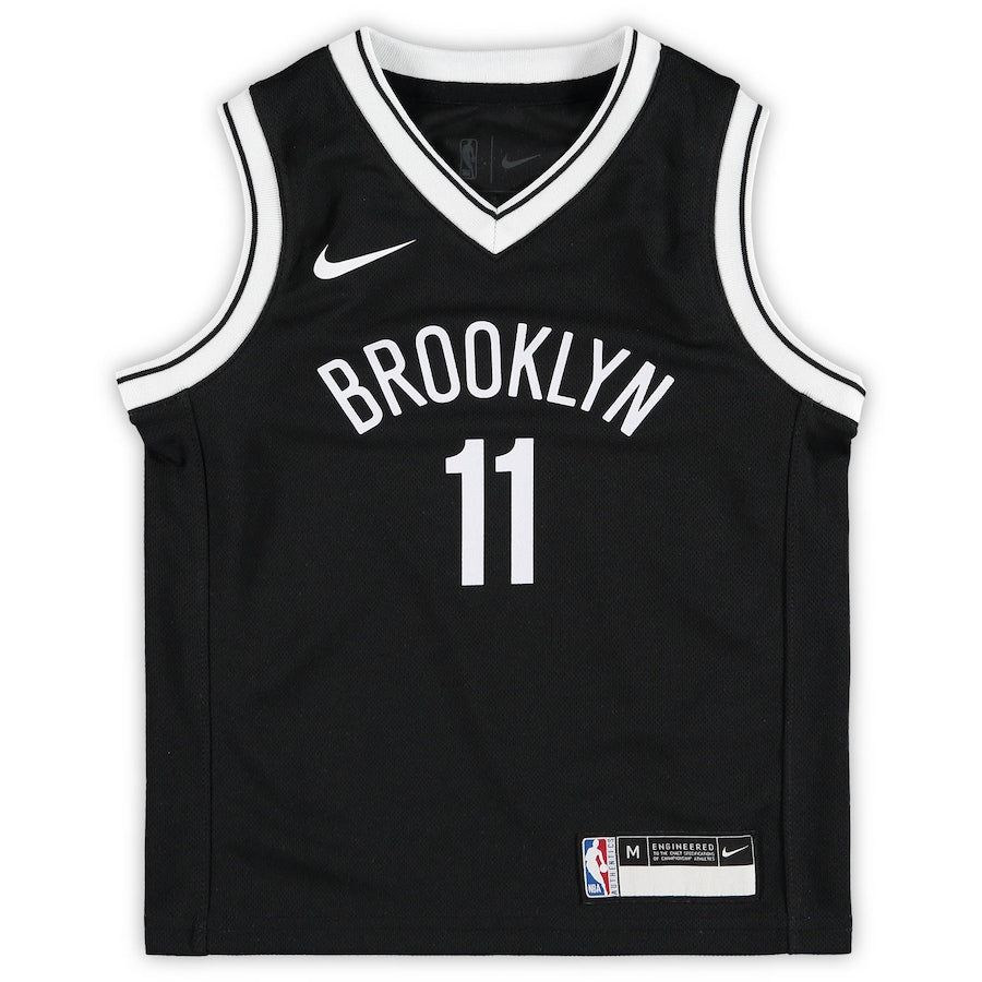 Kyrie Irving Brooklyn Nets Preschool Nike 2019/20 Jersey - Black - Icon Edition - Image 2