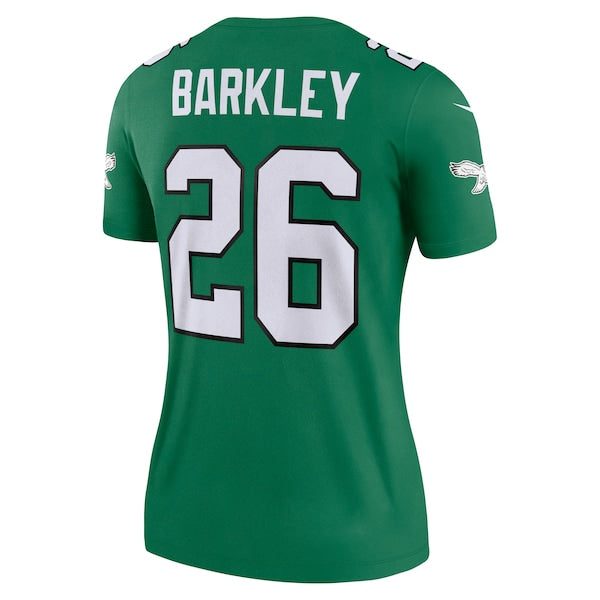 Saquon Barkley Philadelphia Eagles Nike Women's Legend Player Performance Top - Kelly Green - Image 3