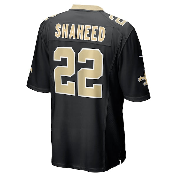 Rashid Shaheed New Orleans Saints Nike Team Game Jersey - Black/White - Image 4