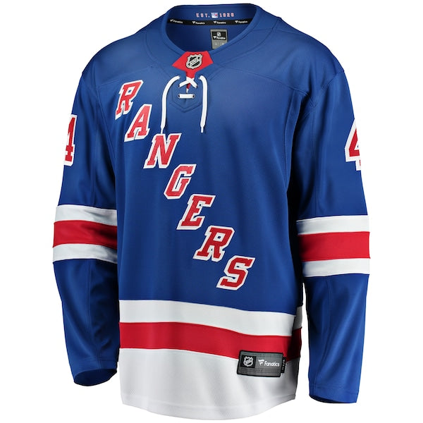 Braden Schneider New York Rangers Home Premier Breakaway Player Jersey - Blue - Image 2