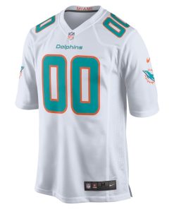 Alternative view of Miami Dolphins Nike Custom Game Jersey - White