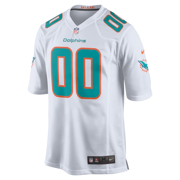 Miami Dolphins Nike Custom Game Jersey - White - Image 2